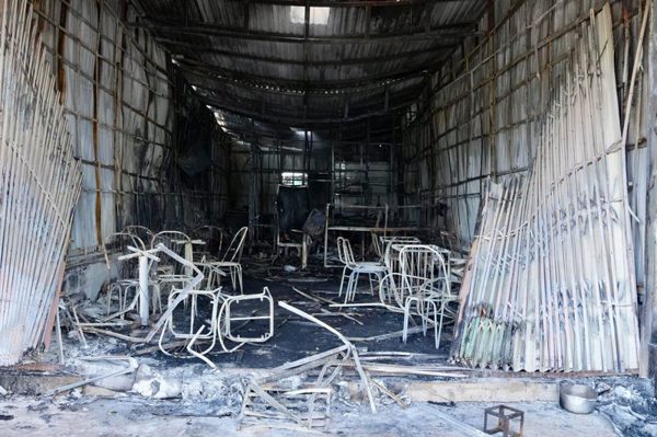 Sét đánh gây cháy 3 căn nhà ở Lâm Đồng