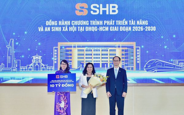 SHB dành 10 tỉ đồng phát triển tài năng tại Đại học Quốc gia TP.HCM