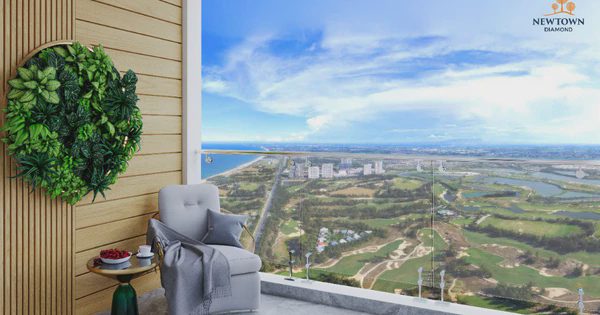 Sky Villa Newtown Diamond: đặc quyền sở hữu tầm nhìn sân gôn 36 hố
