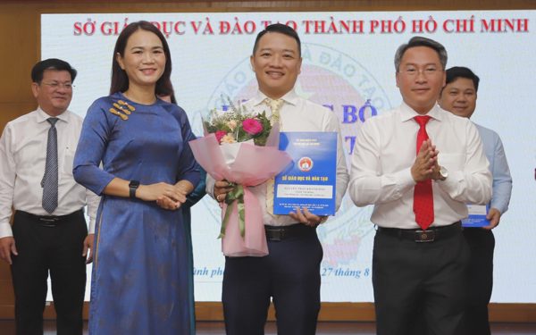 Sở Giáo dục và Đào tạo TP.HCM có Chánh văn phòng mới, bổ nhiệm nhiều cán bộ quản lý chủ chốt