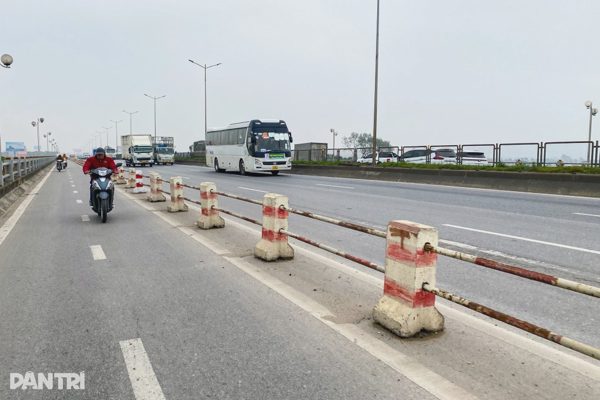 Số vụ tai nạn trên cầu Thanh Trì giảm đáng kể từ khi tổ chức lại giao thông
