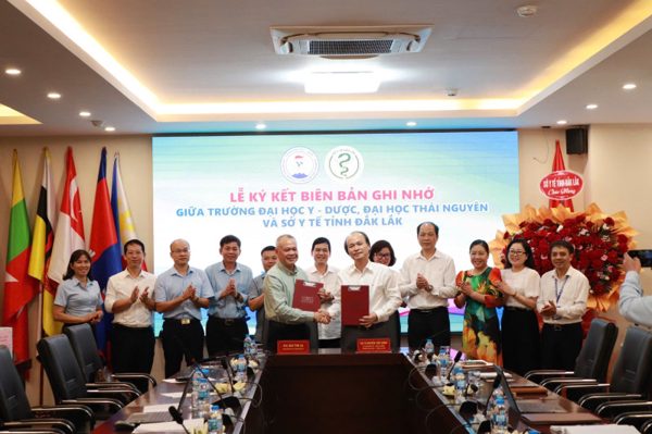 Sở Y tế Đắk Lắk hợp tác đào tạo, phát triển nguồn nhân lực với Trường Đại học Y – Dược, Đại học Thái Nguyên