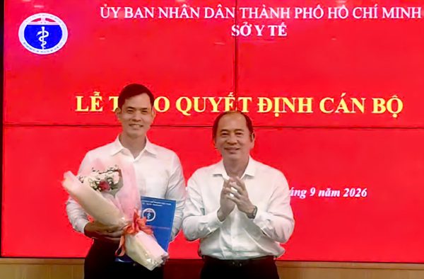 Sở Y tế TPHCM có Chánh văn phòng mới sau gần 2 năm bỏ trống