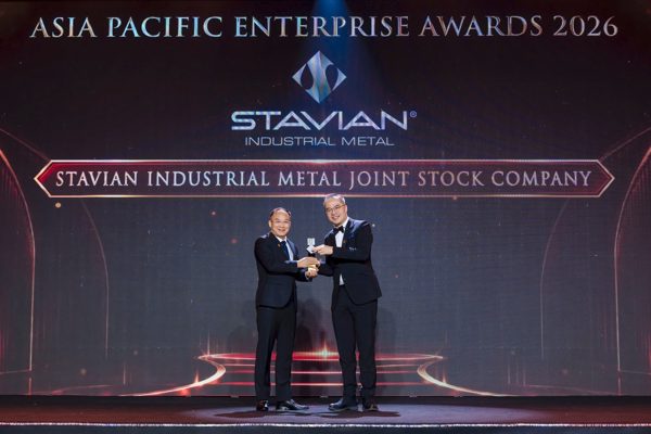 Stavian Industrial Metal nhận “cú đúp” giải thưởng tại APEA 2026