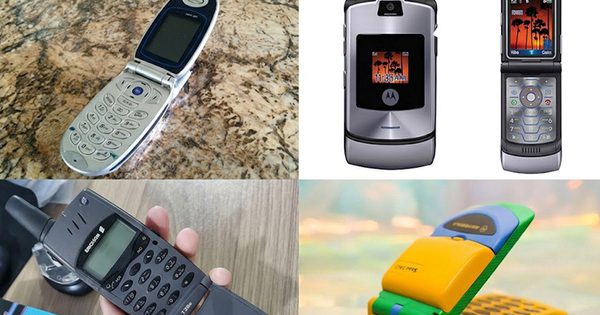 Sức hút đặc biệt của điện thoại nắp gập những năm 1990