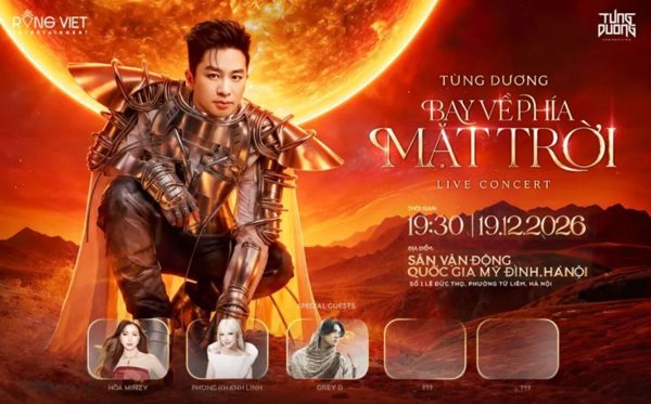 Sun Group và NCB đồng hành cùng Divo Tùng Dương trong live concert tại Mỹ Đình
