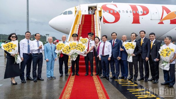 Sun Phuquoc Airways đón tàu bay thân rộng Airbus A330 đầu tiên