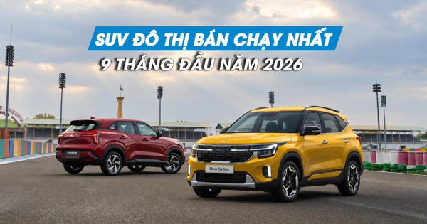 SUV đô thị nào bán chạy nhất Việt Nam 9 tháng đầu năm 2026?