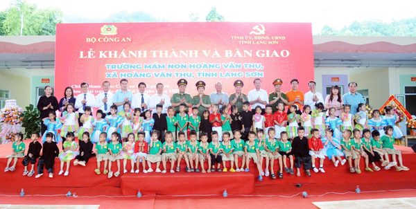 T&T Group và SHB tài trợ trên 32 tỷ đồng cùng Bộ Công an xây trường mầm non tại Lạng Sơn