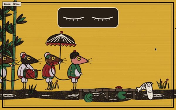 Tác giả game Đám cưới chuột cảm hứng với tranh Đông Hồ vì quê vợ ở Bắc Ninh