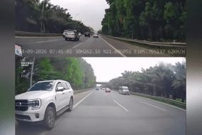 Tài xế Ford Everest chạy ẩu tạt đầu 'dằn mặt' trên cao tốc bị phạt 23 triệu