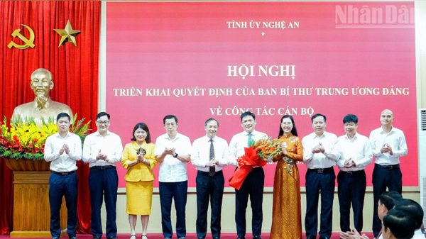 Tân Phó Bí thư Tỉnh ủy Nghệ An Nguyễn Thanh Bình: Nỗ lực, đoàn kết, chung sức xây dựng Nghệ An phát triển
