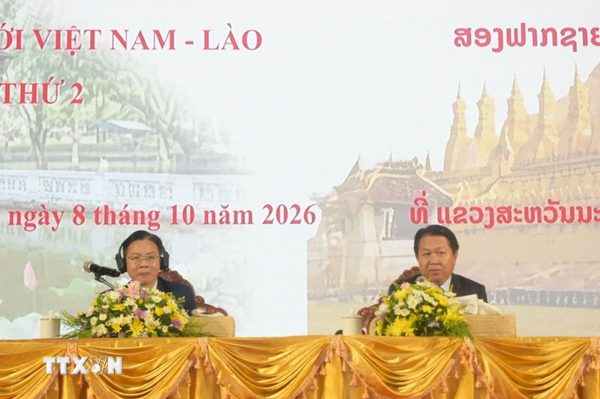 Tăng cường tuyên truyền pháp luật biên giới cho các trưởng bản Việt Nam-Lào