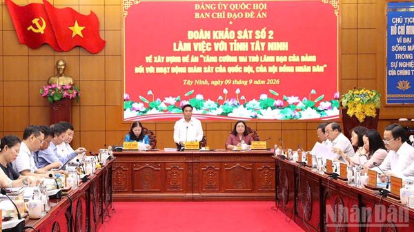 Tăng cường vai trò lãnh đạo của Đảng trong hoạt động giám sát