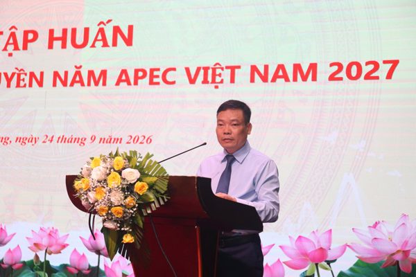 Tập huấn nâng cao kỹ năng tuyên truyền Năm APEC Việt Nam 2027