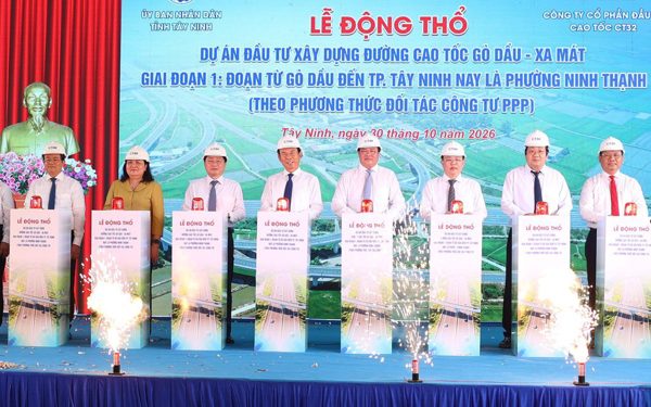 Tây Ninh bắt đầu làm cao tốc Gò Dầu - Xa Mát với tổng mức đầu tư 10.200 tỉ đồng
