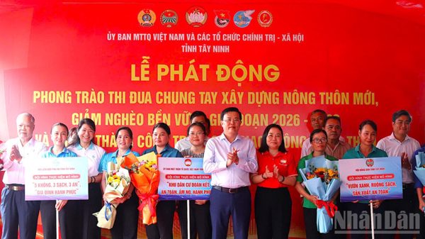 Tây Ninh chung tay xây dựng nông thôn mới bền vững