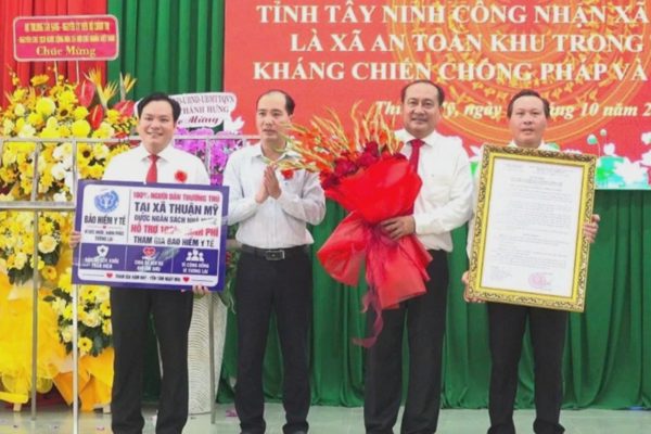 Tây Ninh công nhận Thuận Mỹ là xã An toàn khu