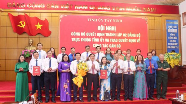 Tây Ninh thành lập 2 Đảng bộ quan trọng