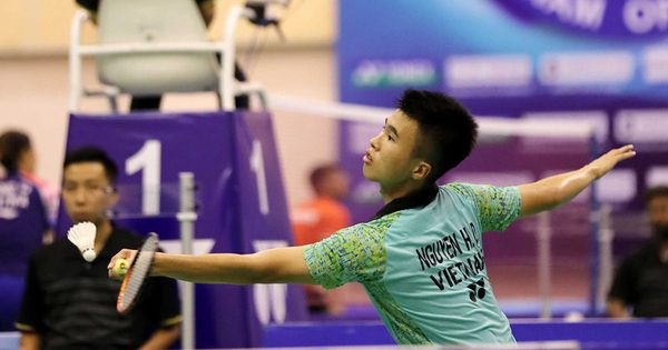 Tay vợt Nguyễn Hải Đăng xuất sắc vào tứ kết giải cầu lông Việt Nam mở rộng