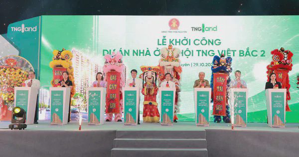 Thái Nguyên: Khởi công dự án nhà ở xã hội TNG Việt Bắc 2 gần 670 tỷ đồng