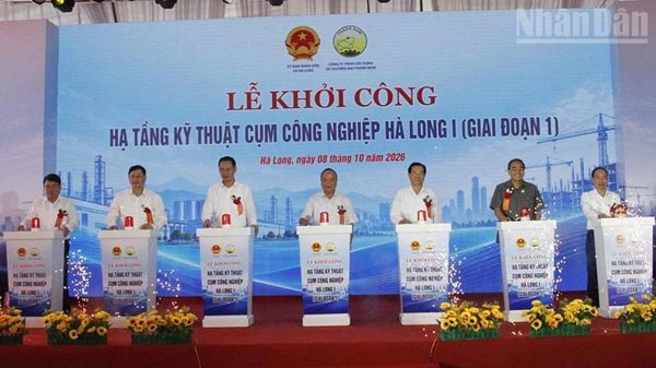 Thanh Hóa: Xây dựng hạ tầng Cụm công nghiệp Hà Long 1