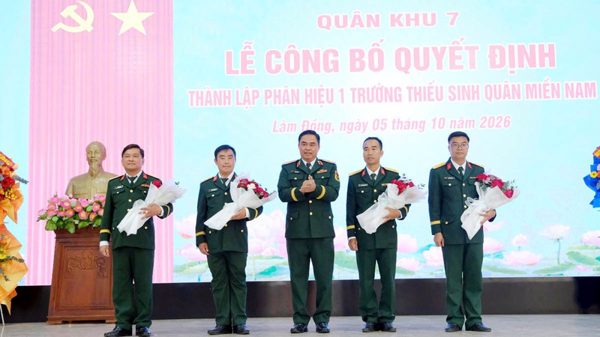 Thành lập phân hiệu 1 Trường Thiếu sinh quân miền nam tại Lâm Đồng