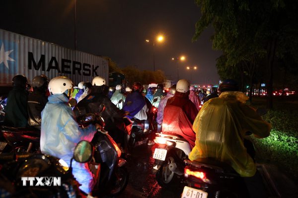Thành phố Hồ Chí Minh: Mưa lớn diện rộng, nhiều tuyến đường ngập sâu