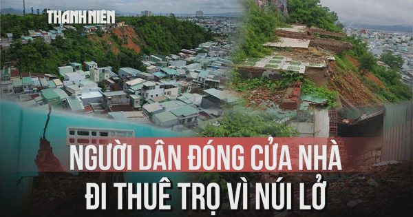 Thấp thỏm dưới chân núi Một: Hàng chục hộ dân bỏ nhà đi thuê trọ vì sợ sạt lở