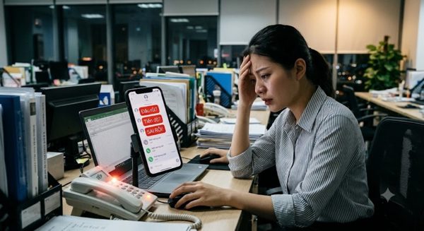 Thấy tên sếp hiện lên màn hình, nhân viên 27 tuổi tim đập nhanh, vã mồ hôi