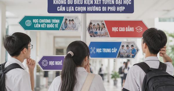Thí sinh dưới 15 điểm chọn tiếp con đường học tập nào?