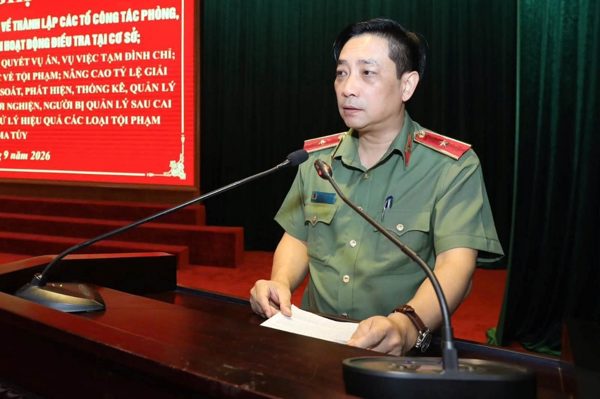Thiếu tướng Nguyễn Minh Tuấn yêu cầu tổng rà soát người liên quan ma túy