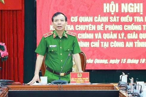 Thiếu tướng Nguyễn Thanh Sơn làm trưởng đoàn kiểm tra án cờ bạc, thuế tại Tuyên Quang
