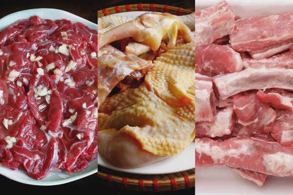 Thịt bò, gà, hay lợn - loại nào tốt hơn cho sức khỏe?