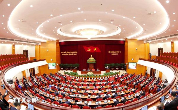 Thông cáo báo chí về ngày làm việc thứ hai Hội nghị lần thứ tư Ban Chấp hành Trung ương Đảng khoá XIV