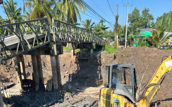 Thông tin cầu Ông Cốm ở Vĩnh Long bị sập là sai sự thật