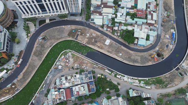 Thông xe đoạn đường đầu tiên ven rạch Xuyên Tâm