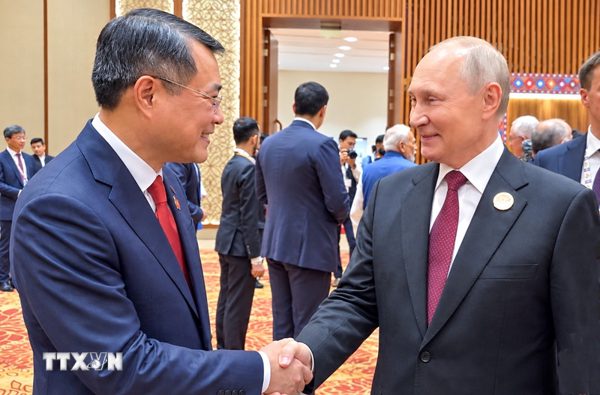 Thủ tướng Chính phủ Lê Minh Hưng gặp lãnh đạo các nước, tổ chức quốc tế nhân dịp tham dự Hội nghị thượng đỉnh BRICS lần thứ 18