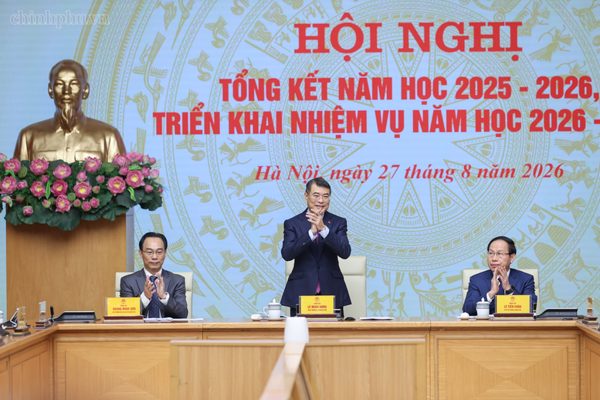 Thủ tướng chủ trì Hội nghị tổng kết năm học 2025-2026, triển khai nhiệm vụ năm học mới