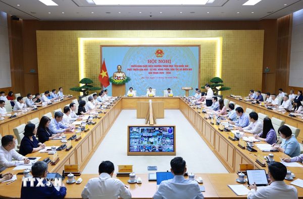Thủ tướng Lê Minh Hưng chủ trì Hội nghị triển khai Chương trình mục tiêu quốc gia phát triển văn hóa-xã hội, nông thôn, dân tộc miền núi