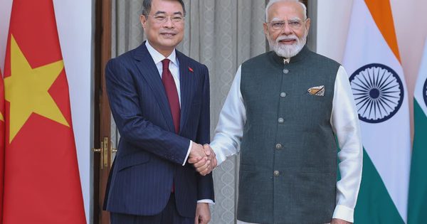Thủ tướng Lê Minh Hưng hội đàm với Thủ tướng Ấn Độ Narendra Modi