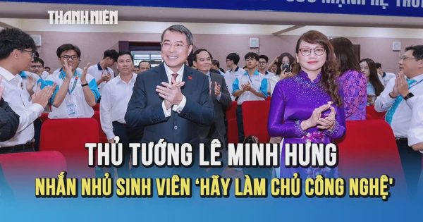 Thủ tướng Lê Minh Hưng nhắn nhủ sinh viên ĐHQG TP.HCM: ‘Hãy làm chủ công nghệ, dám nghĩ, dám làm, dám đổi mới’