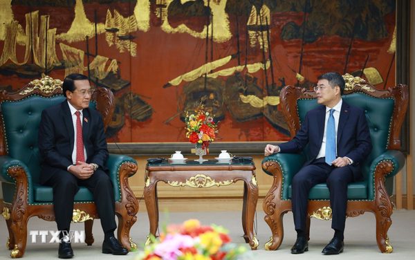 Thủ tướng tiếp Chủ nhiệm Ban Kiểm tra Trung ương, Tổng Thanh tra Nhà nước Lào