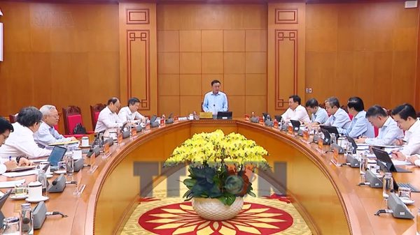 Thường trực Ban Bí thư làm việc với Học viện Chính trị quốc gia Hồ Chí Minh