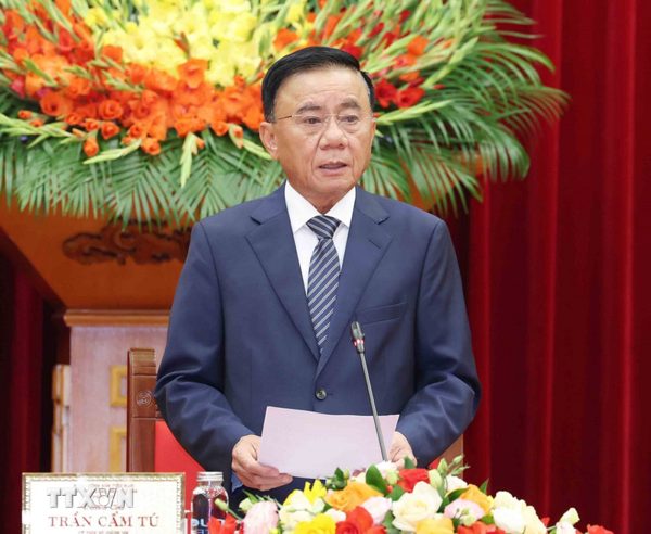 Thường trực Ban Bí thư Trần Cẩm Tú tiếp Đoàn lãnh đạo trẻ Đảng Nhân dân Campuchia