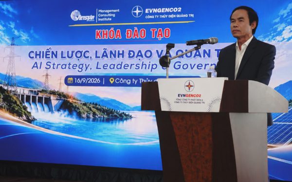 Thủy điện Quảng Trị tổ chức khóa đào tạo ‘Chiến lược, Lãnh đạo và Quản trị AI’