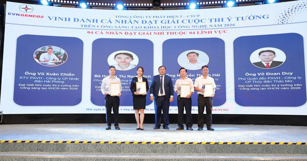 Thủy điện Thác Mơ: 5 cá nhân đạt giải tại cuộc thi về khoa học công nghệ