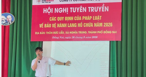 Thủy điện Thác Mơ tuyên truyền pháp luật về bảo vệ hành lang hồ chứa năm 2026