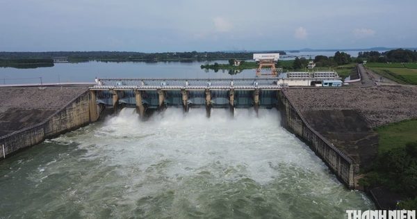 Thủy điện Trị An tăng xả lũ, tổng lưu lượng nước xuống hạ du lên 1.386 m³/giây