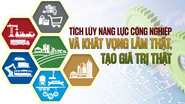 Tích lũy năng lực công nghiệp và khát vọng làm thật, tạo giá trị thật
